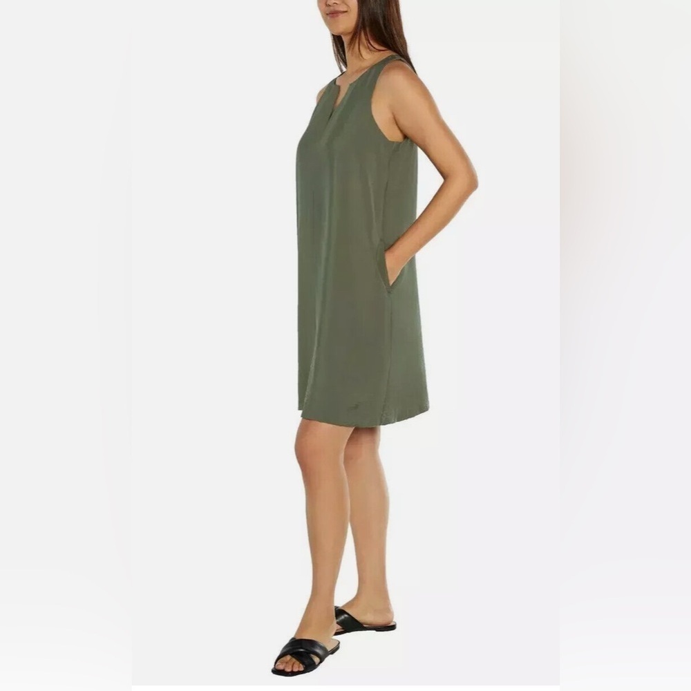 Banana Republic  Crinkled Satin Dress